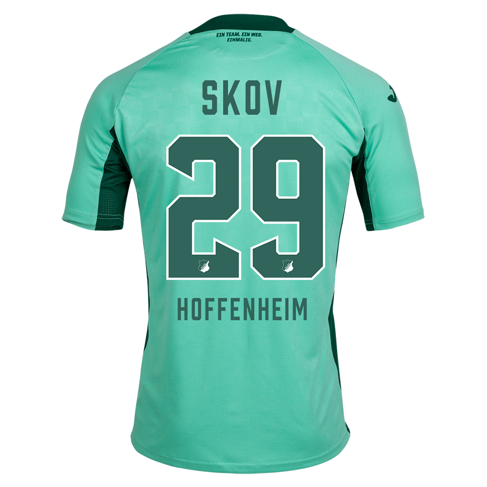 Hombre Camiseta Robert Skov 29 2ª Equipación Verde 2019/20 La Camisa México