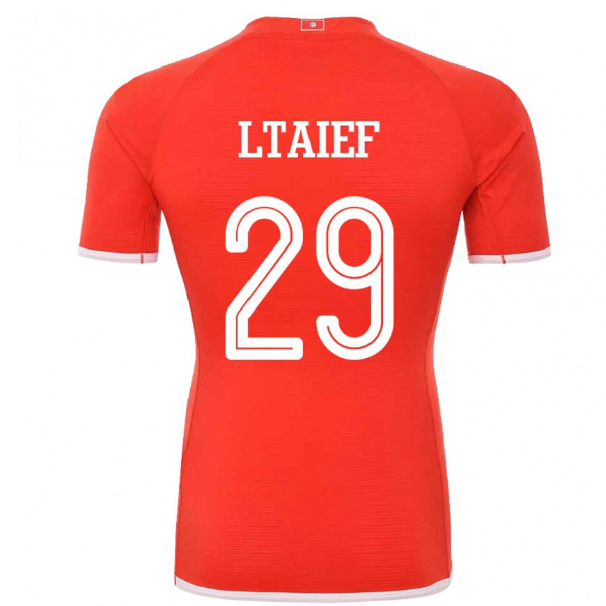 Kandiny Kinder Tunesische Sayfallah Ltaief #29 Rot Heimtrikot Trikot 22-24 T-shirt Österreich