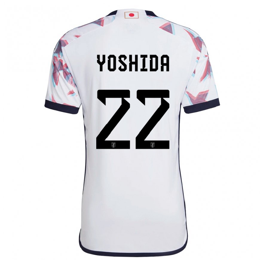 Kandiny Kinder Japanische Maya Yoshida #22 Weiß Auswärtstrikot Trikot 22-24 T-shirt Österreich