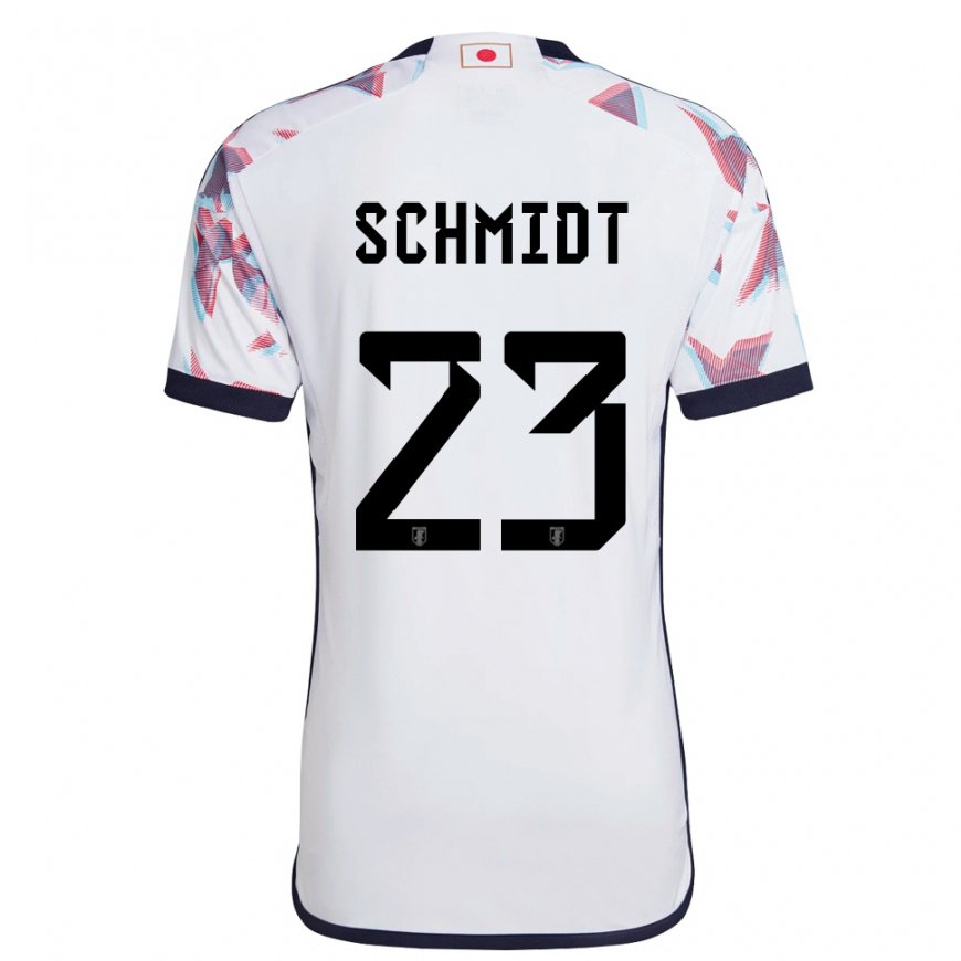 Kandiny Kinderen Japans Daniel Schmidt #23 Wit Uitshirt Uittenue 22-24 T-shirt