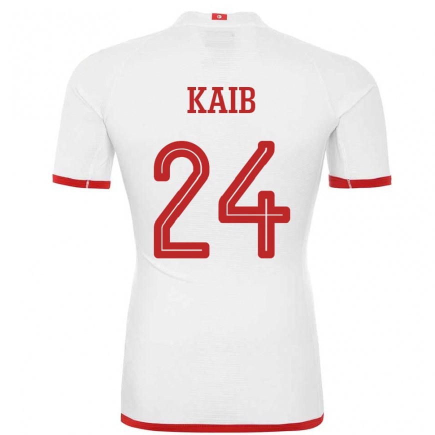 Kandiny Kinderen Tunesisch Rami Kaib #24 Wit Uitshirt Uittenue 22-24 T-shirt België