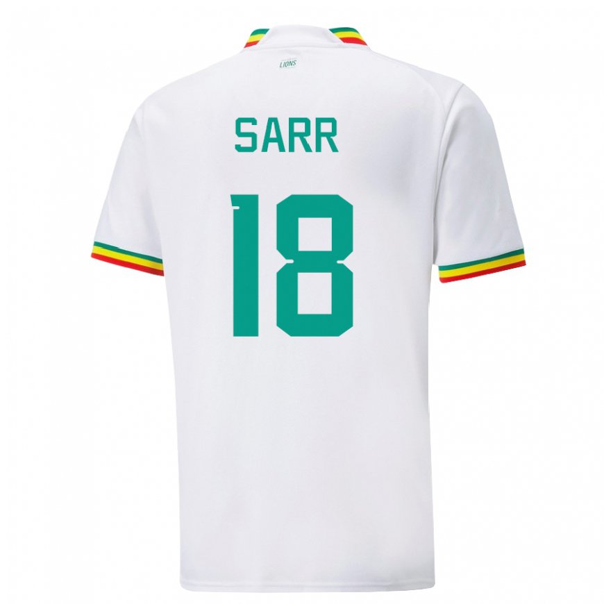 Kandiny Heren Senegalees Ismaila Sarr #18 Wit Thuisshirt Thuistenue 22-24 T-shirt België