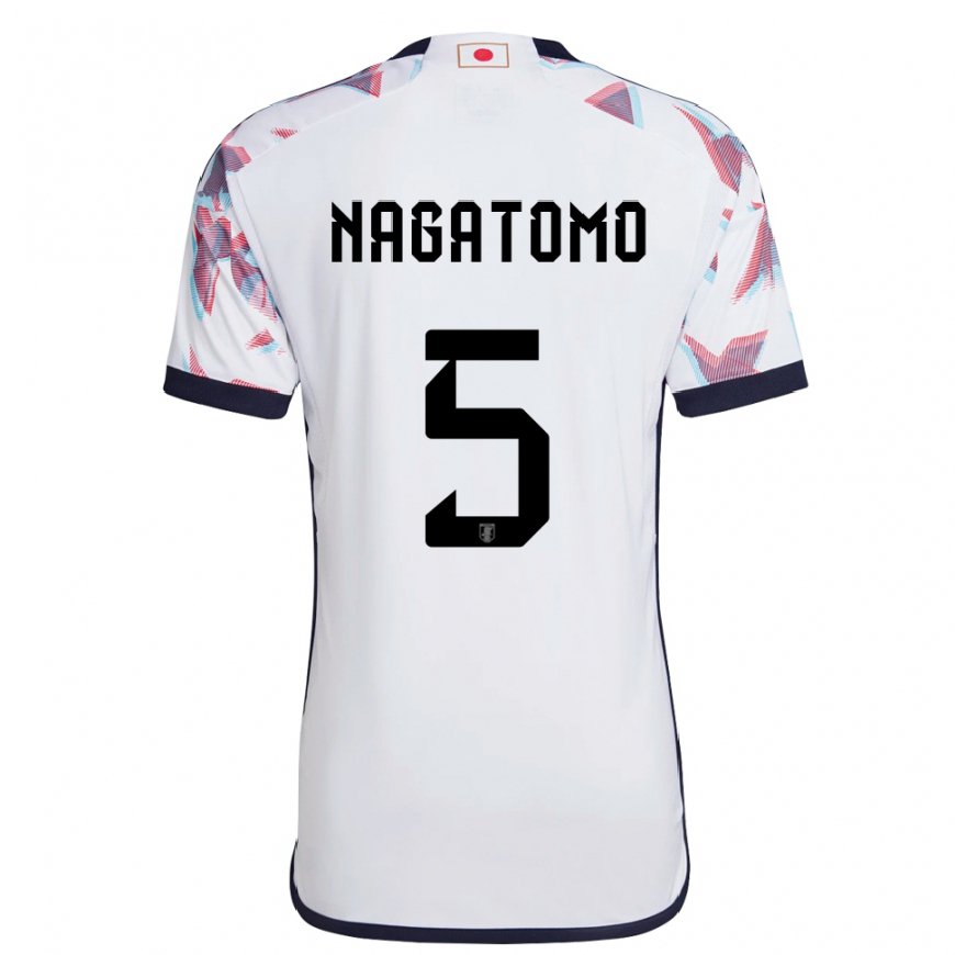 Kandiny Herren Japanische Yuto Nagatomo #5 Weiß Auswärtstrikot Trikot 22-24 T-shirt Österreich