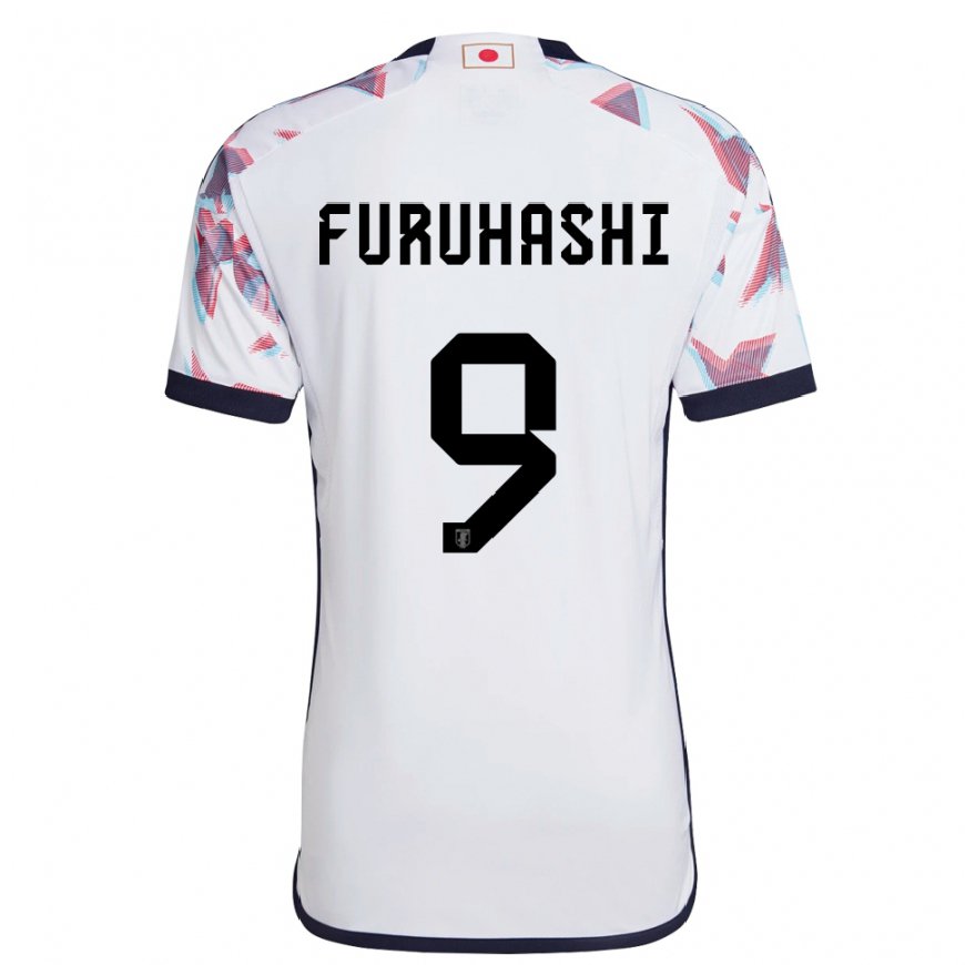 Kandiny Herren Japanische Kyogo Furuhashi #9 Weiß Auswärtstrikot Trikot 22-24 T-shirt Österreich