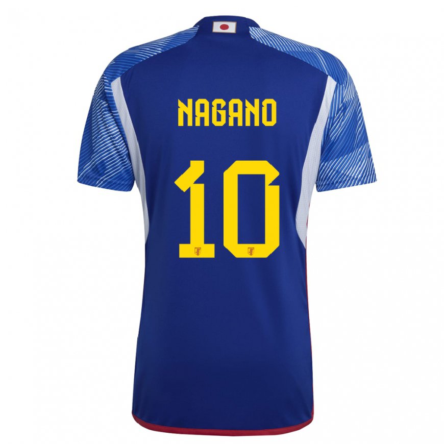 Kandiny Niño Camiseta Japón Fuka Nagano #10 Azul Real 1ª Equipación 22-24 La Camisa