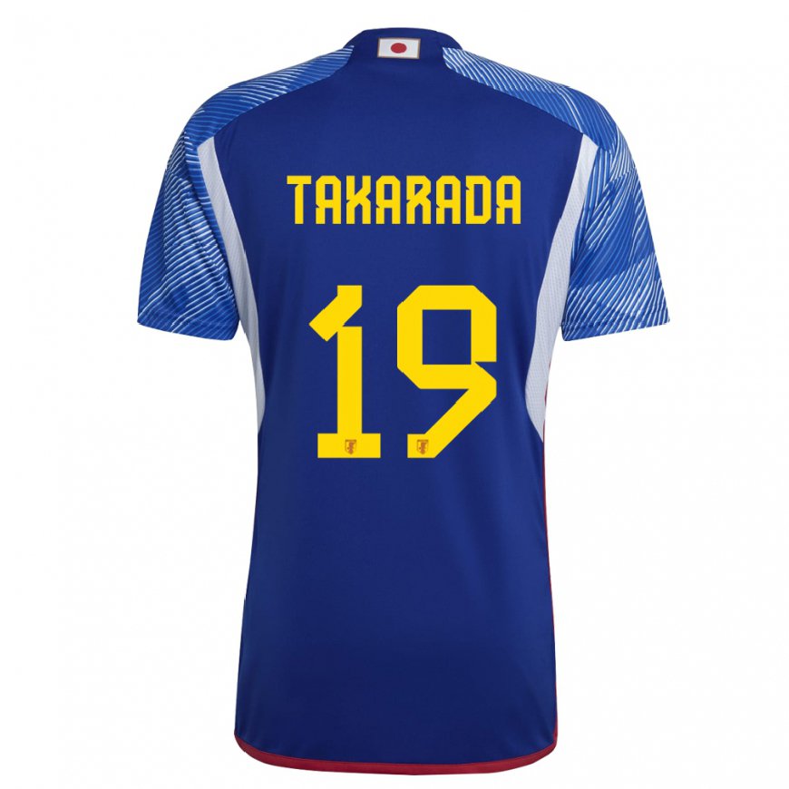 Kandiny Niño Camiseta Japón Saori Takarada #19 Azul Real 1ª Equipación 22-24 La Camisa