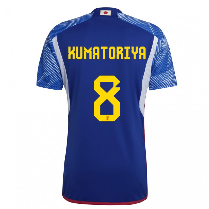 Kandiny Niño Camiseta Japón Issei Kumatoriya #8 Azul Real 1ª Equipación 22-24 La Camisa