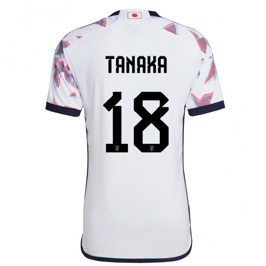 Kandiny Niño Camiseta Japón Momoko Tanaka #18 Blanco 2ª Equipación 22-24 La Camisa