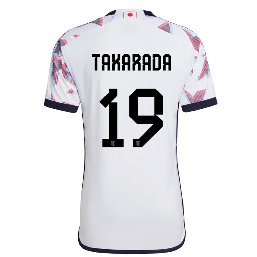 Kandiny Niño Camiseta Japón Saori Takarada #19 Blanco 2ª Equipación 22-24 La Camisa