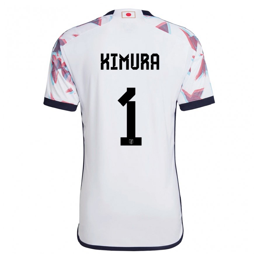 Kandiny Niño Camiseta Japón Ryoya Kimura #1 Blanco 2ª Equipación 22-24 La Camisa