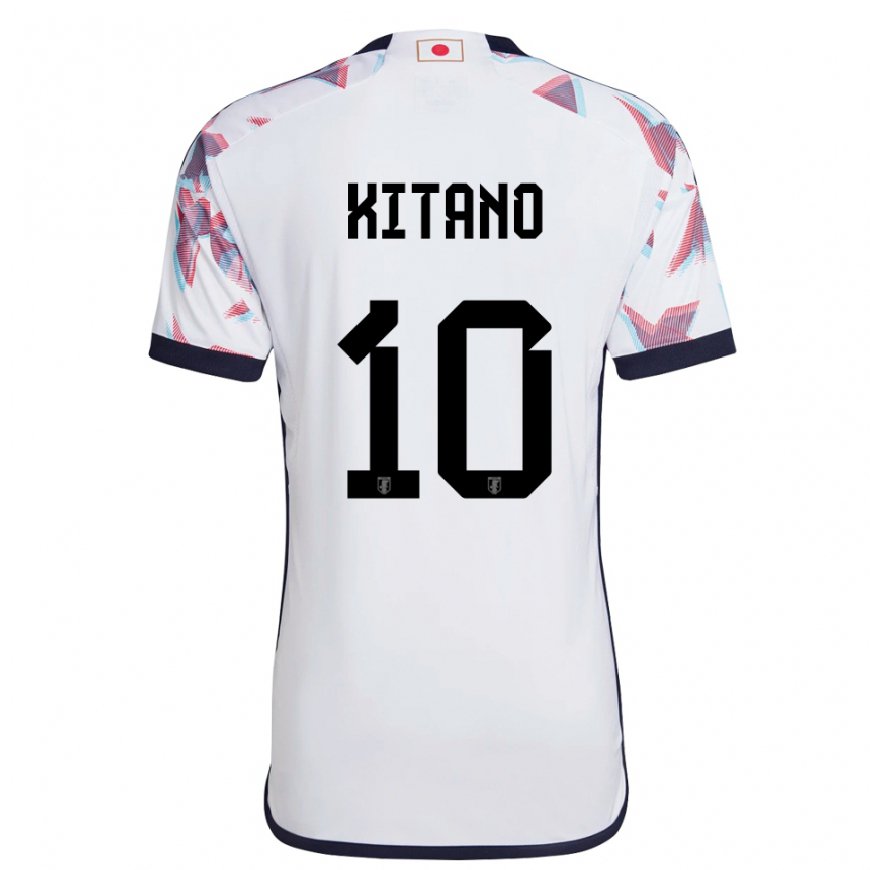 Kandiny Niño Camiseta Japón Sota Kitano #10 Blanco 2ª Equipación 22-24 La Camisa