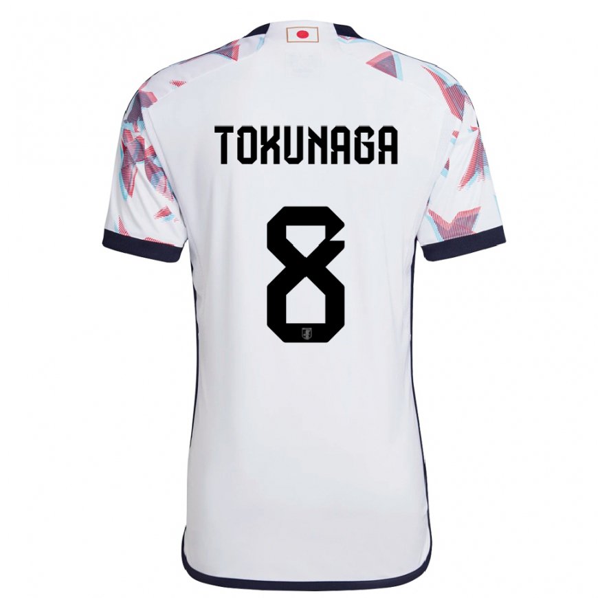 Kandiny Niño Camiseta Japón Ryo Tokunaga #8 Blanco 2ª Equipación 22-24 La Camisa