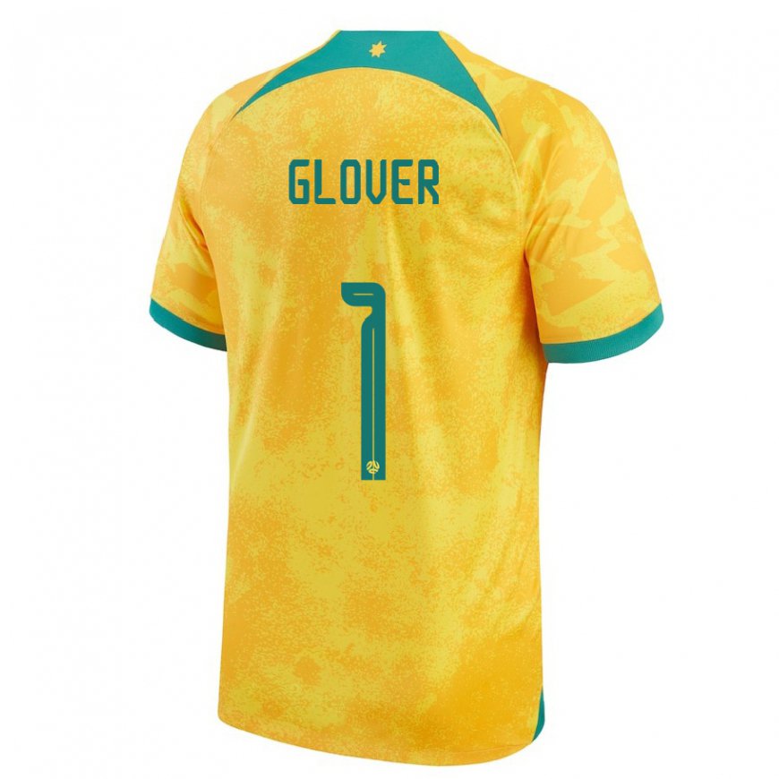 Kandiny Heren Australisch Thomas Glover #1 Gouden Thuisshirt Thuistenue 22-24 T-shirt België