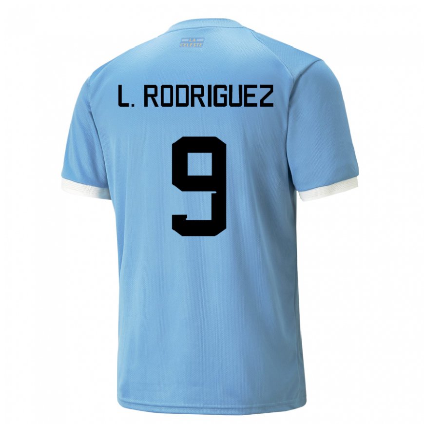 Kandiny Uomo Maglia Uruguay Luciano Rodriguez #9 Blu Kit Gara Home 22-24 Maglietta