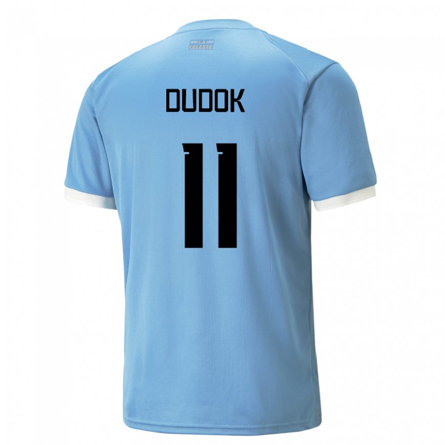 Kandiny Heren Uruguayaans Rodrigo Dudok #11 Blauw Thuisshirt Thuistenue 22-24 T-shirt België