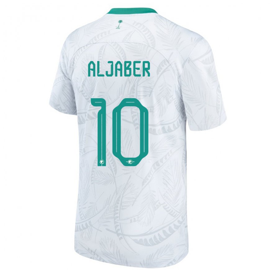 Kandiny Herren Saudi-arabische Yassen Aljaber #10 Weiß Heimtrikot Trikot 22-24 T-shirt Österreich