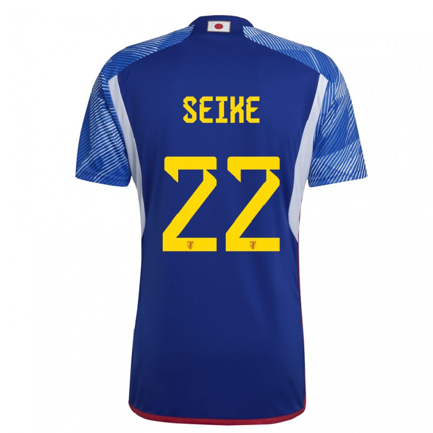 Kandiny Herren Japanische Kiko Seike #22 Königsblau Heimtrikot Trikot 22-24 T-shirt Österreich