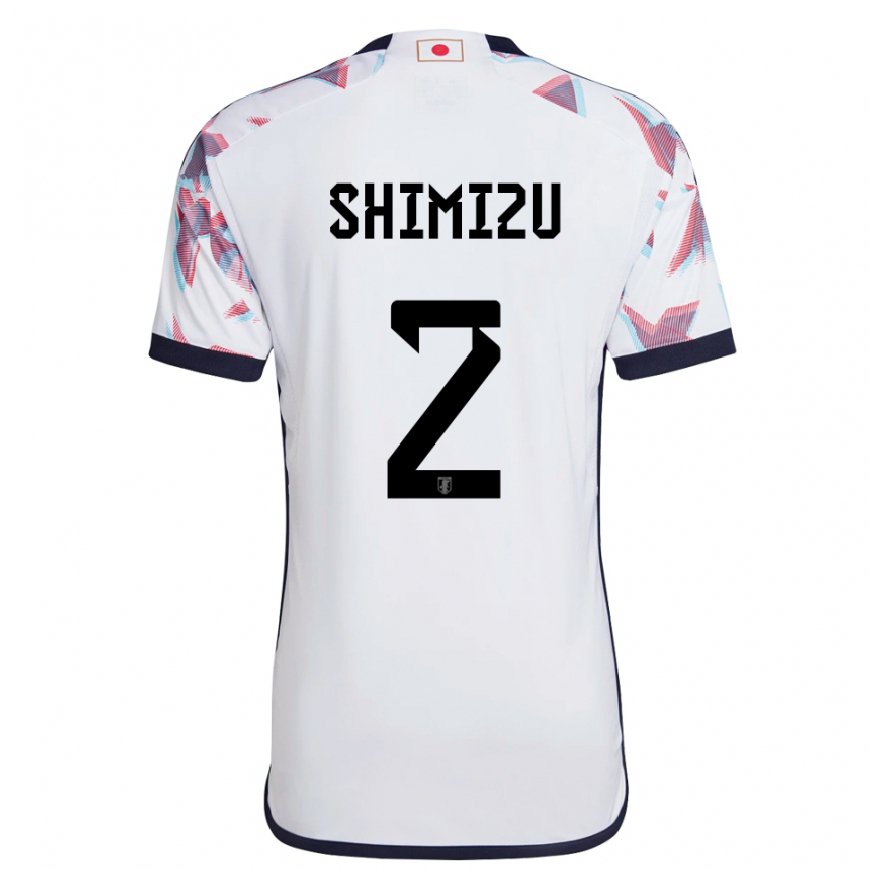 Kandiny Herren Japanische Risa Shimizu #2 Weiß Auswärtstrikot Trikot 22-24 T-shirt Österreich