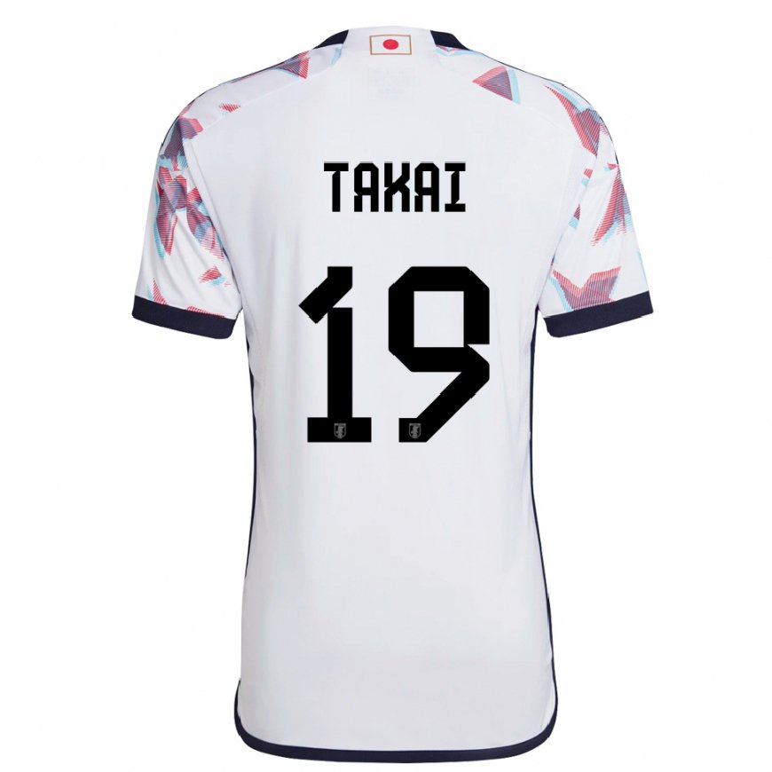 Kandiny Herren Japanische Kota Takai #19 Weiß Auswärtstrikot Trikot 22-24 T-shirt Österreich