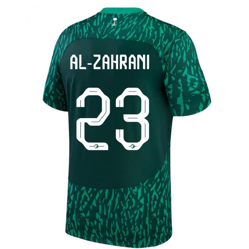 Kandiny Donna Maglia Arabia Saudita Tahani Al Zahrani #23 Verde Scuro Kit Gara Away 22-24 Maglietta