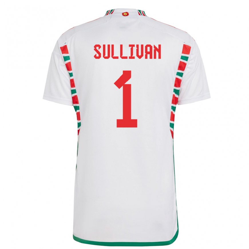 Kandiny Dames Welsh Laura O Sullivan #1 Wit Uitshirt Uittenue 22-24 T-shirt België