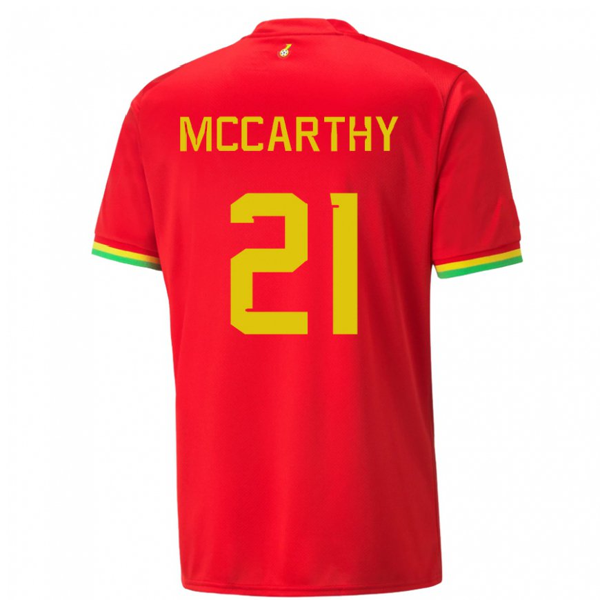 Kandiny Dames Ghanees Kerrie Mccarthy #21 Rood Uitshirt Uittenue 22-24 T-shirt België