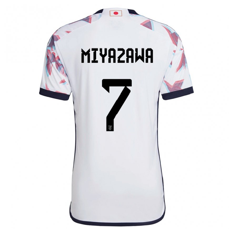 Kandiny Donna Maglia Giappone Hinata Miyazawa #7 Bianco Kit Gara Away 22-24 Maglietta