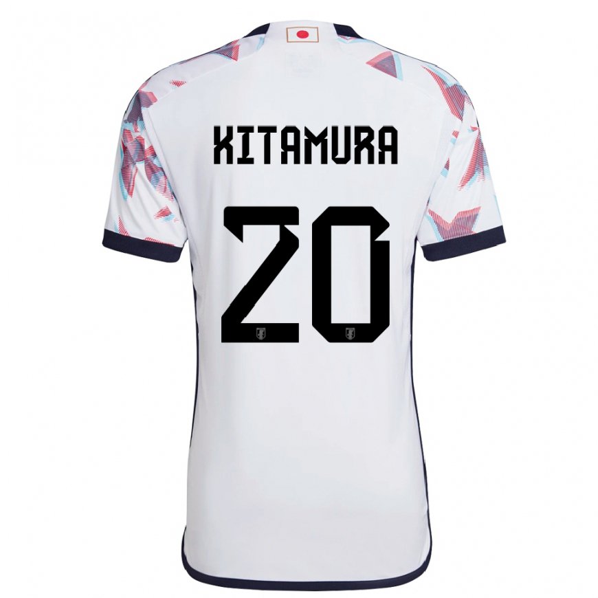 Kandiny Donna Maglia Giappone Nanami Kitamura #20 Bianco Kit Gara Away 22-24 Maglietta