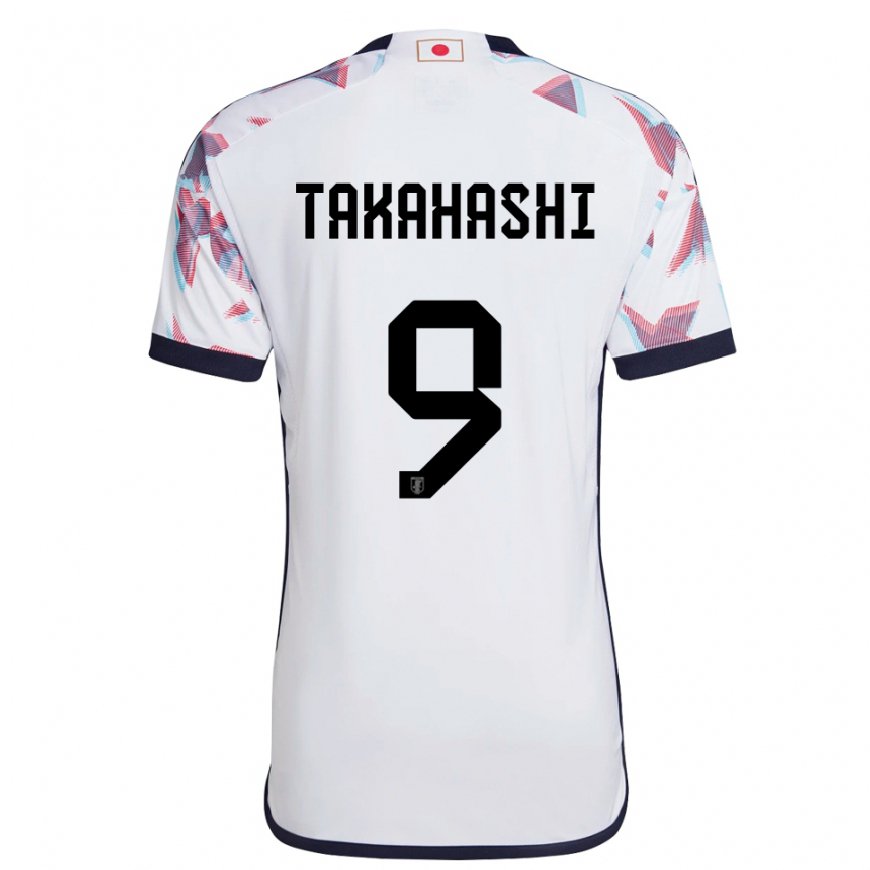 Kandiny Dames Japans Hikaru Takahashi #9 Wit Uitshirt Uittenue 22-24 T-shirt