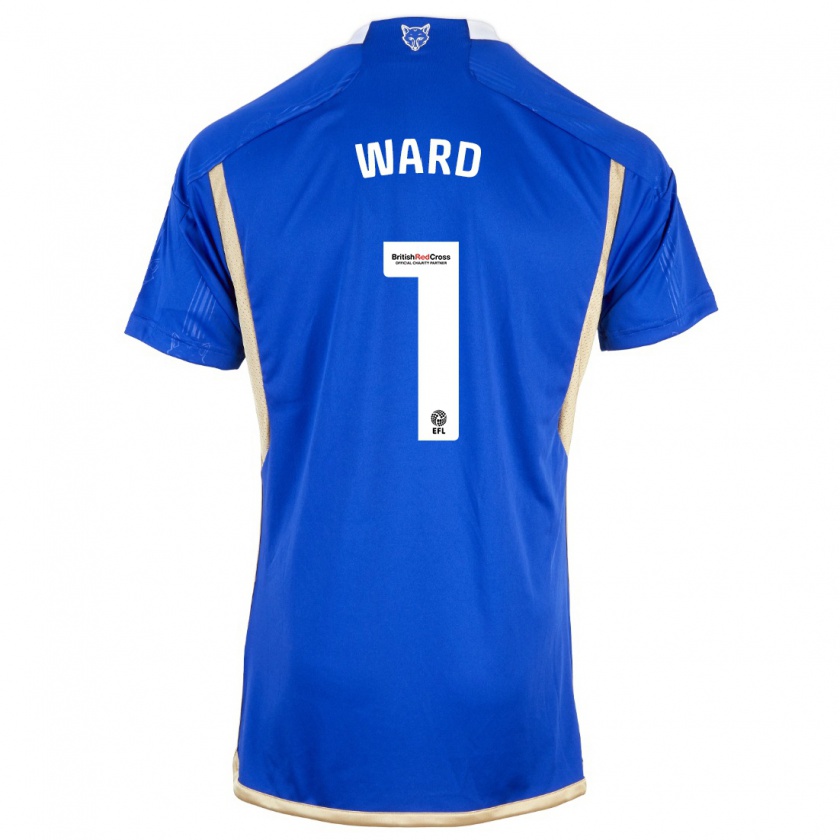 Kandiny Kinderen Danny Ward #1 Blauw Thuisshirt Thuistenue 2023/24 T-Shirt België