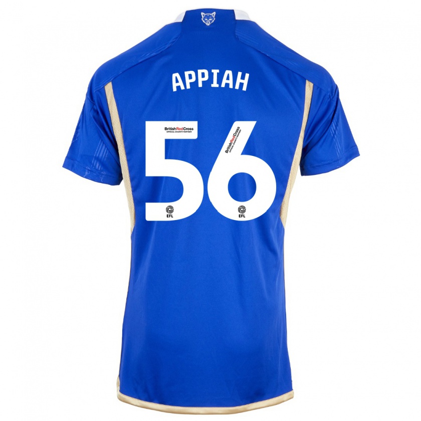 Kandiny Kinderen Paul Appiah #56 Blauw Thuisshirt Thuistenue 2023/24 T-Shirt België