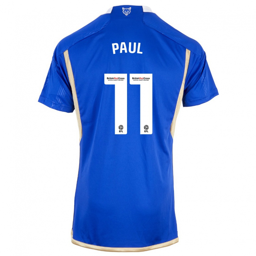 Kandiny Kinderen Lachante Paul #11 Blauw Thuisshirt Thuistenue 2023/24 T-Shirt België