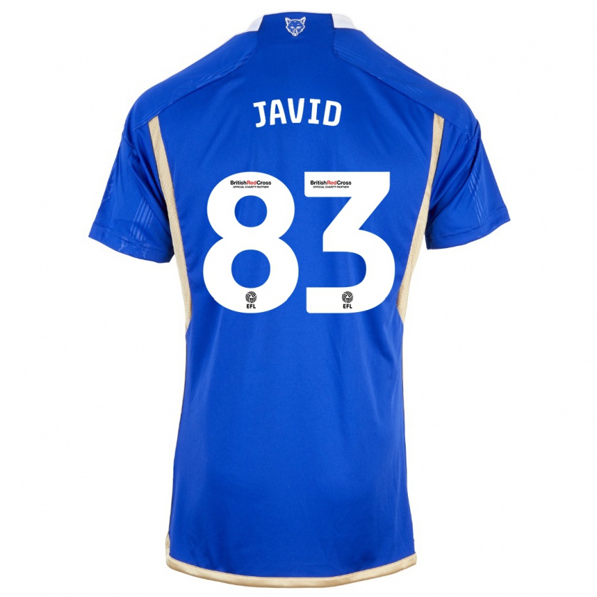 Kandiny Kinderen Abdullah Javid #83 Blauw Thuisshirt Thuistenue 2023/24 T-Shirt België