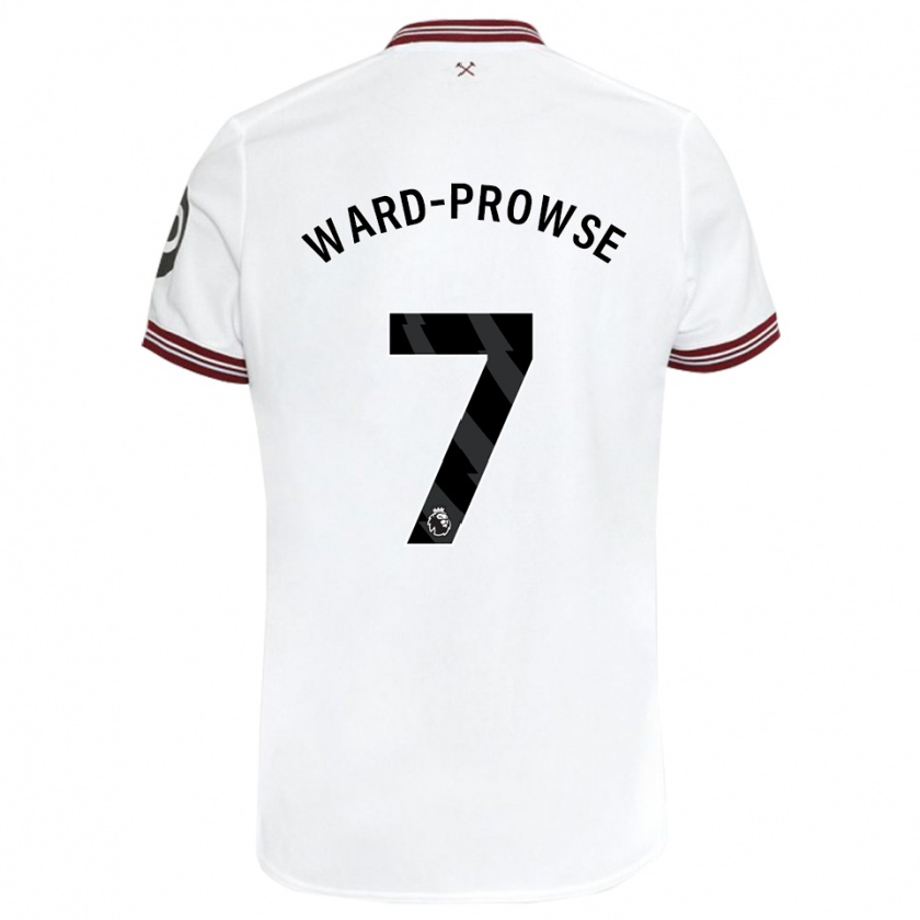 Kandiny Bambino Maglia James Ward-Prowse #7 Bianco Kit Gara Away 2023/24 Maglietta