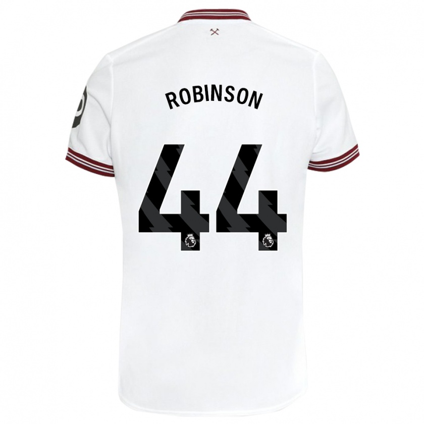 Kandiny Kinder Junior Robinson #44 Weiß Auswärtstrikot Trikot 2023/24 T-Shirt Österreich