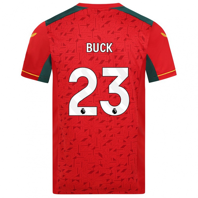 Kandiny Niño Camiseta Alex Buck #23 Rojo 2ª Equipación 2023/24 La Camisa