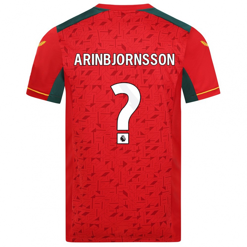 Kandiny Niño Camiseta Palmi Arinbjornsson #0 Rojo 2ª Equipación 2023/24 La Camisa México