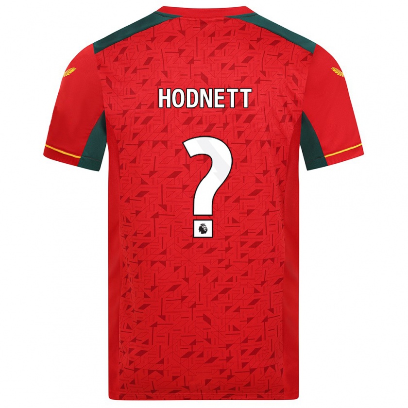 Kandiny Niño Camiseta Jack Hodnett #0 Rojo 2ª Equipación 2023/24 La Camisa México