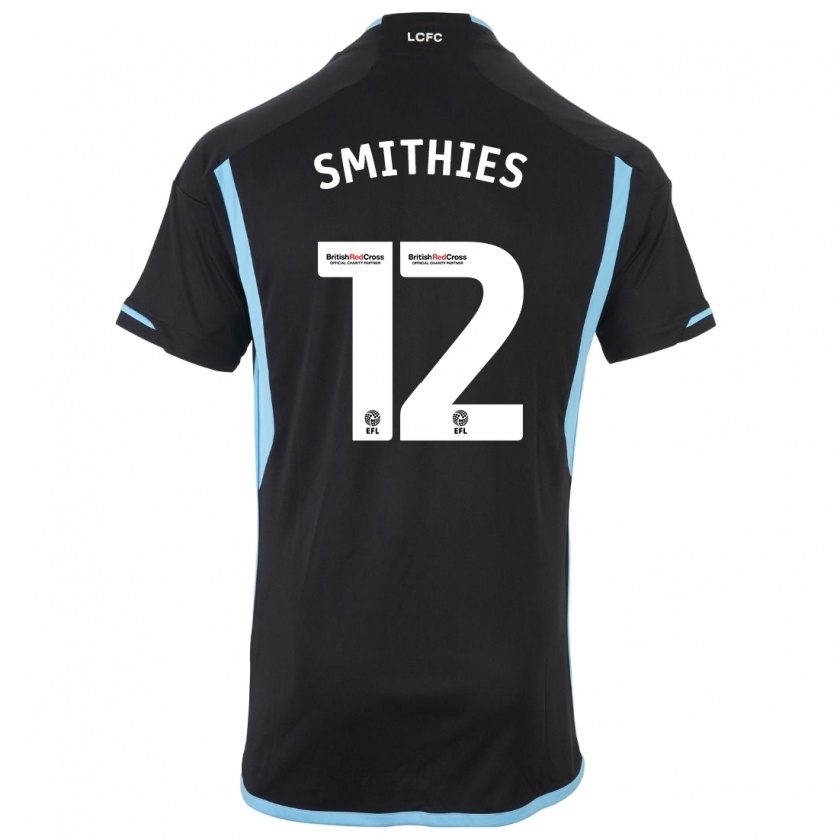 Kandiny Bambino Maglia Alex Smithies #12 Nero Kit Gara Away 2023/24 Maglietta