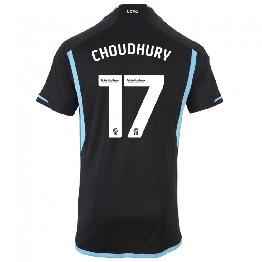 Kandiny Kinderen Hamza Choudhury #17 Zwart Uitshirt Uittenue 2023/24 T-Shirt België