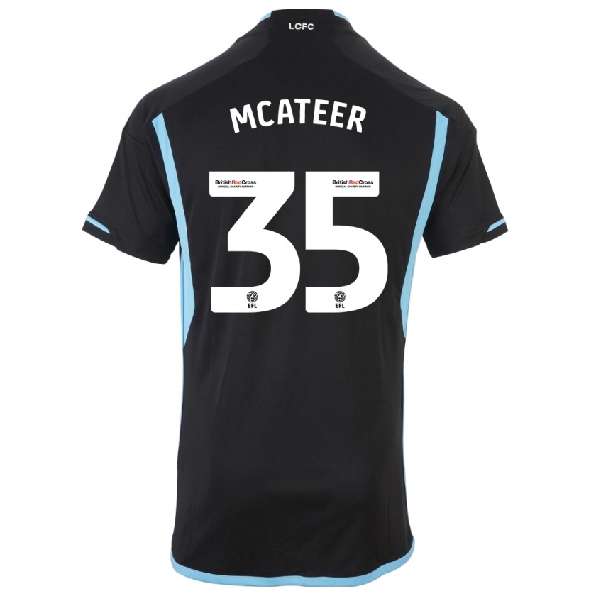 Kandiny Bambino Maglia Kasey Mcateer #35 Nero Kit Gara Away 2023/24 Maglietta