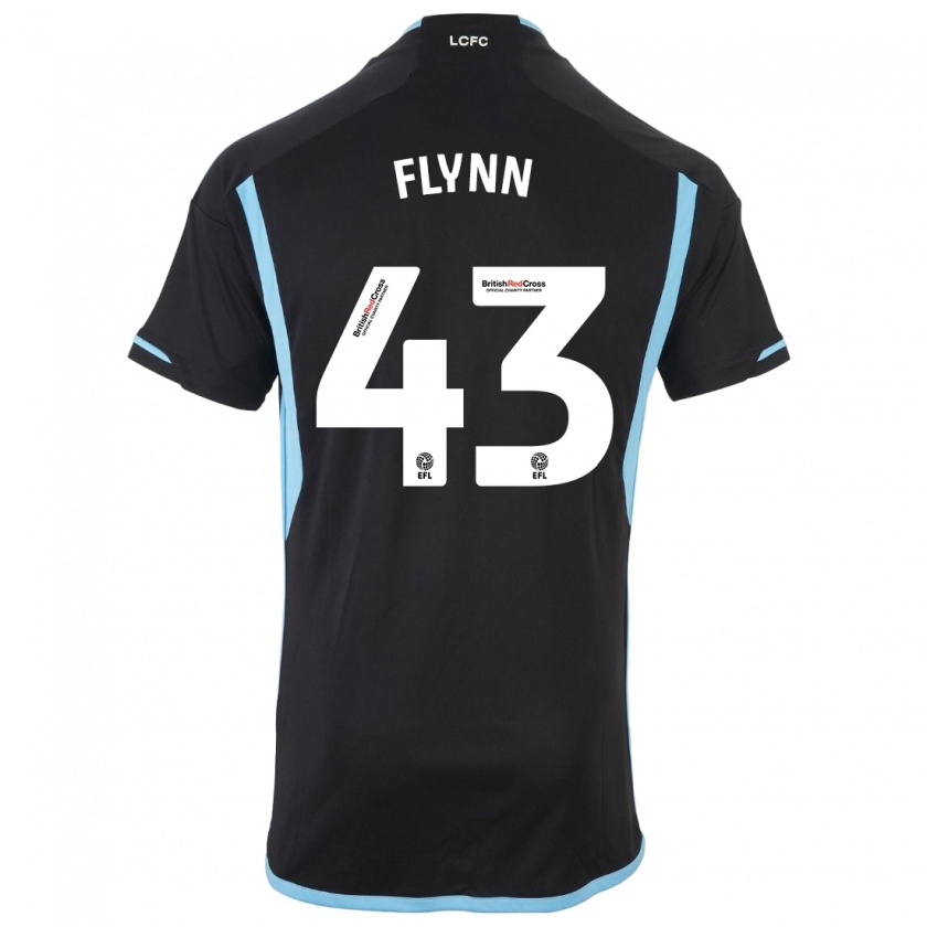 Kandiny Kinderen Shane Flynn #43 Zwart Uitshirt Uittenue 2023/24 T-Shirt België