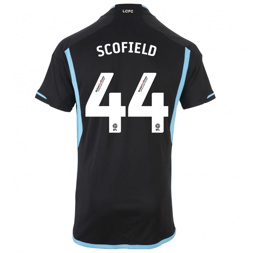 Kandiny Kinder Connie Scofield #44 Schwarz Auswärtstrikot Trikot 2023/24 T-Shirt Österreich