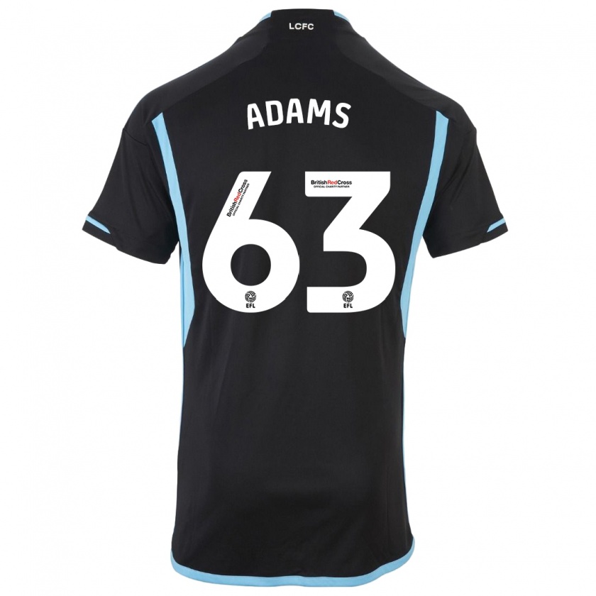 Kandiny Bambino Maglia Bayli Spencer Adams #63 Nero Kit Gara Away 2023/24 Maglietta