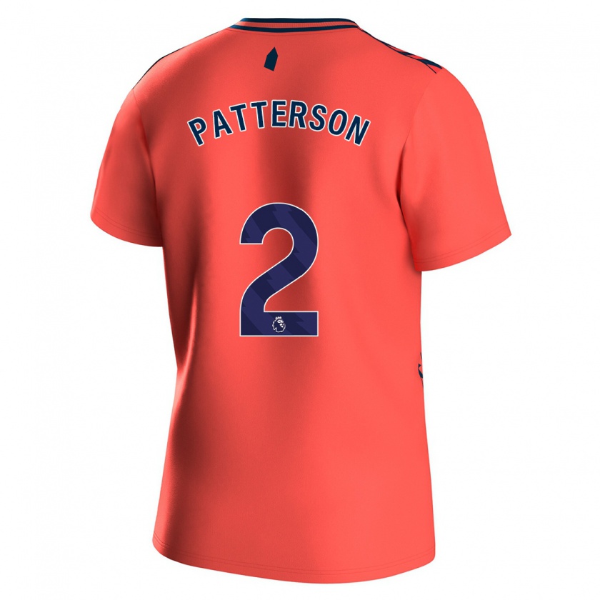 Kandiny Kinderen Nathan Patterson #2 Koraal Uitshirt Uittenue 2023/24 T-Shirt België