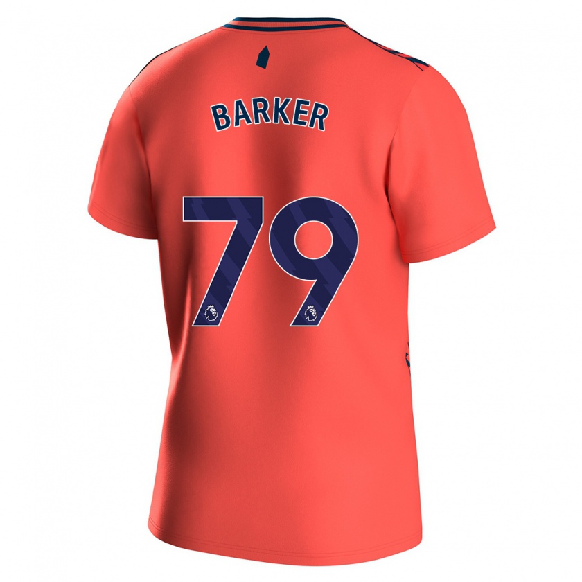 Kandiny Bambino Maglia Owen Barker #79 Corallo Kit Gara Away 2023/24 Maglietta