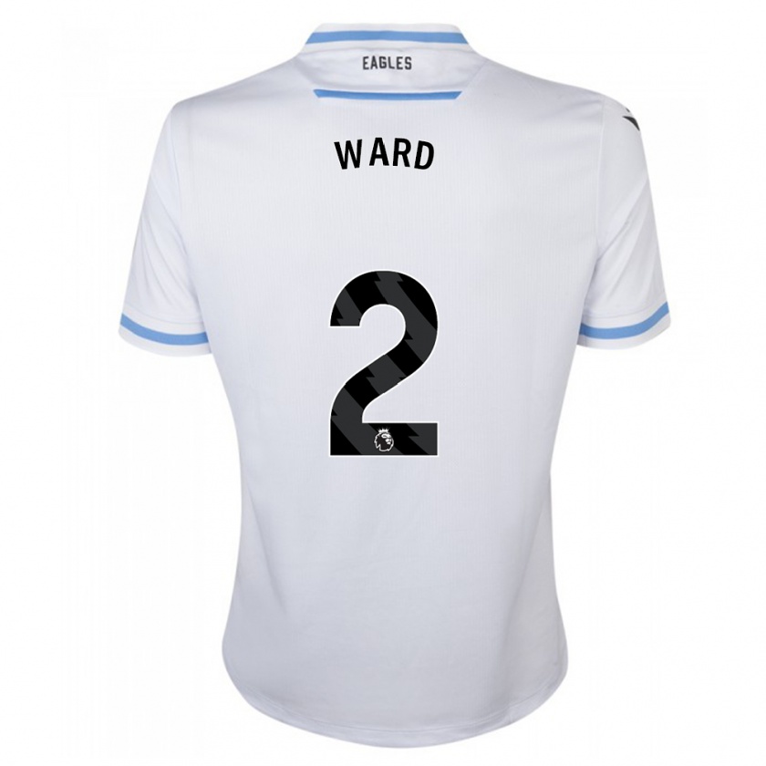 Kandiny Bambino Maglia Joel Ward #2 Bianco Kit Gara Away 2023/24 Maglietta