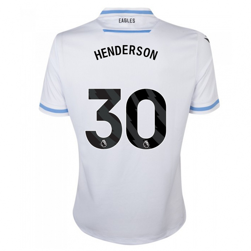 Kandiny Kinder Dean Henderson #30 Weiß Auswärtstrikot Trikot 2023/24 T-Shirt Österreich