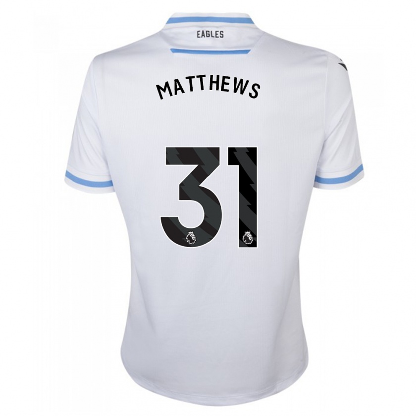 Kandiny Kinder Remi Matthews #31 Weiß Auswärtstrikot Trikot 2023/24 T-Shirt Österreich