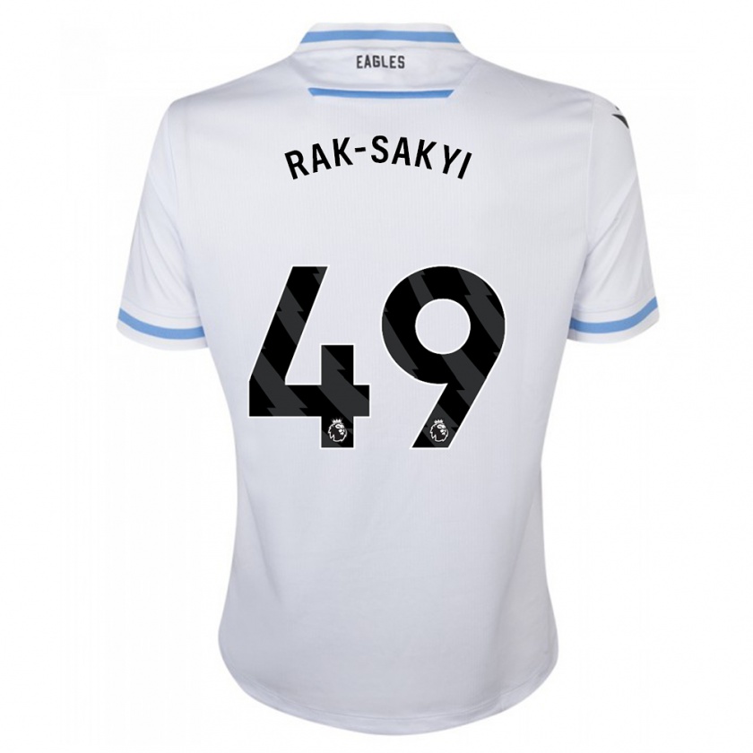 Kandiny Bambino Maglia Jesurun Rak-Sakyi #49 Bianco Kit Gara Away 2023/24 Maglietta